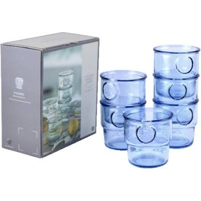 Ego Dekor San Miguel Sklenice AUTHENTIC pr 9x9cm box sv modrá 6 x 300 ml