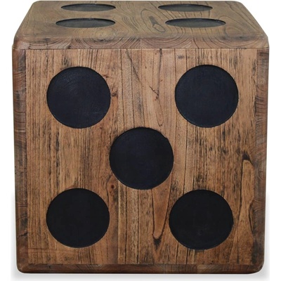 Nabytek XL Úložný box mindi dřevo 40 x 40 x 40 cm design hrací kostky