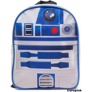 CurePink batoh Star Wars R2-D2 bílý BP091410STW