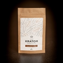 Plody Země Kratom Nano brown Bentuangie hnědý dlouho fermentovaný 20 g