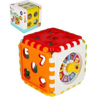 Bam Bam Baby vkládací kostka 13 cm vkládačka s aktivitami plast