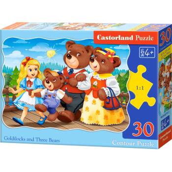 Image 1 of Castorland - Puzzle Goldilocks and Three Bears 30 pieces - 1 - 39 piese
