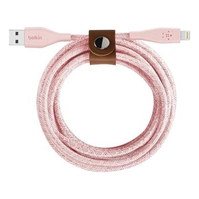 Belkin F8J236bt04-PNK DuraTek Plus Lightning / USB-A, 1,2m, růžový