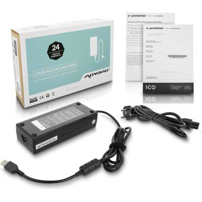 Movano Зарядно за лаптопи Lenovo, 135W / 20V / 6, 75A / правоъгълен конектор (ZZ/LEN20675Y)