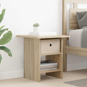 vidaXL Нощно шкафче Сонома дъб 41 x 40 x 45 см Инженерна дървесина (8000440)