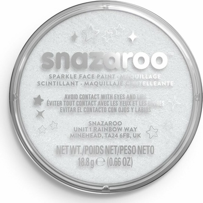 Snazaroo farba na tvár trblietavá biela 18 ml
