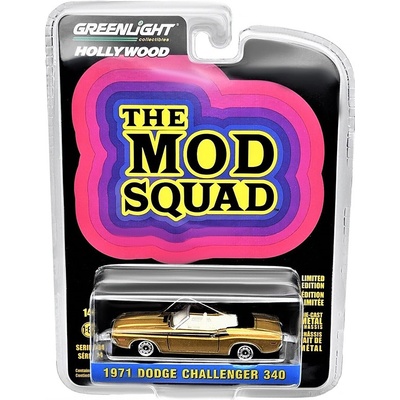 GreenLight Dodge Challenger 340 1971 The Mod Squad 1:64