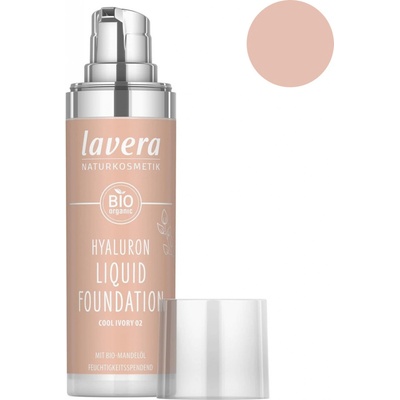 lavera Lehký tekutý make-up s kyselinou hyaluronovou 02 Cool Ivory 30 ml