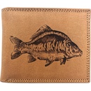 Mercucio Kožená Peněženka sv. Hnědá - Kapr lysec