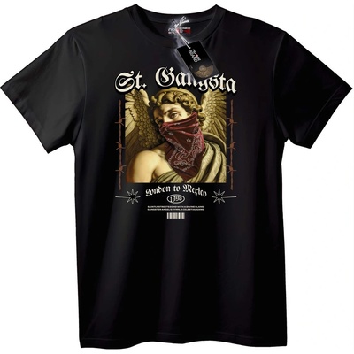 NOONEBRAND Тениска Ангел Гангста - 2XL, White