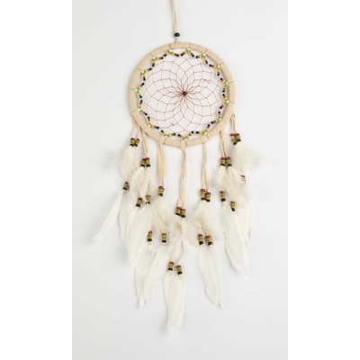 Lapač snů Beads béžová délka 45 cm – Zboží Dáma