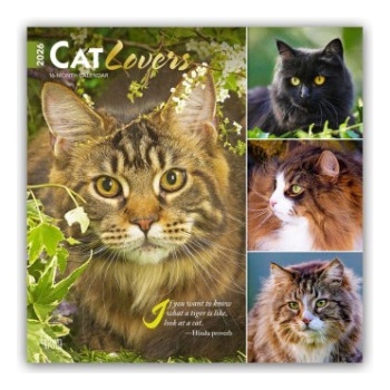 Browntrout Verlags GmbH Cat Lovers - Katzenliebhaber 2026 - 16-Monatskalender