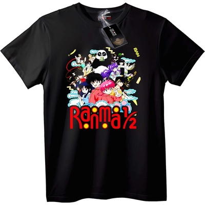 Тениска Ranma 1/2 Аниме - XS, Black