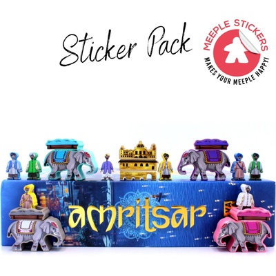 Meeple Stickers samolepky pro amritsar