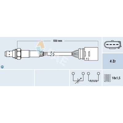 Lambda sonda FAE 77150