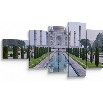 Obraz - Taj Mahal za východu slunce, pětidílný 110x60 cm – Hledejceny.cz
