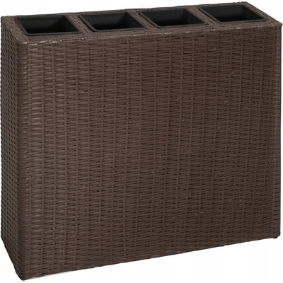 VidaXL Květináč 79 x 22 x 76 cm plast béžový