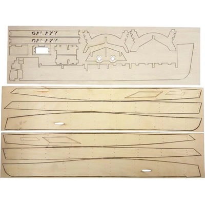 Mantua Model Galaxy 53ft луксозна яхта 1: 25 комплект