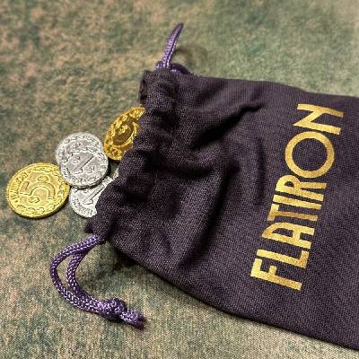 Ludonova Flatiron kovové mince