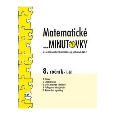 Matematické minutovky pro 8. ročník 1. díl