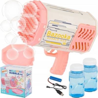 Automatický pistolový foukač bublin Bazooka na bubliny Bubble