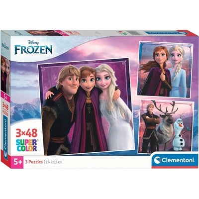 Clementoni štvorec Frozen 3x48 dielov