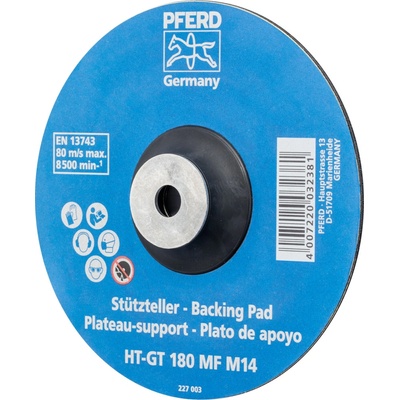 Pferd 44890220 | Nosič fíbrov 180 mm x M14, HT-GT extrémne tepelne odolný