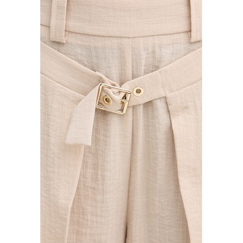 Simona Corsellini елегантен къс панталон дамски с вискоза (P26CPSH00101)