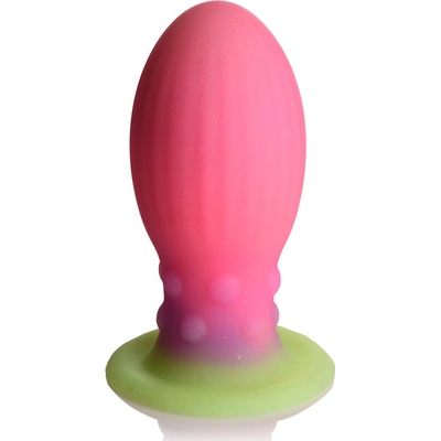 Creature Cocks Xeno Egg Glow in the Dark Silicone Egg Pink