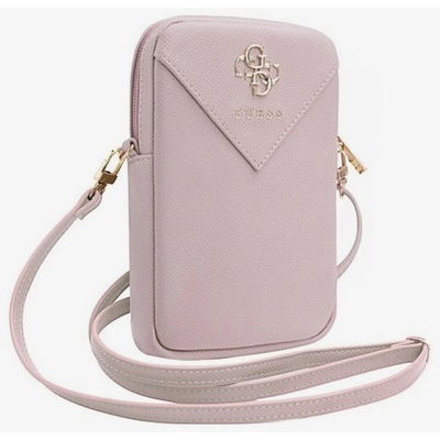GUESS PU Grained 4G Метално лого за телефон с цип Розов Guess | Lilav | ЖЕНИ | UNI