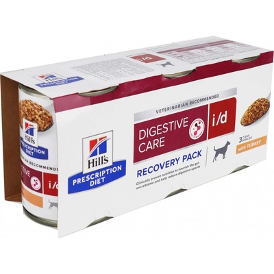 Hill’s Prescription Diet Adult Dog I/D Digestive Care Turkey 3 x 360 g