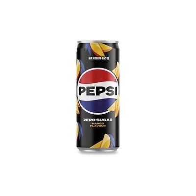 Pepsi Zero Sugar Mango plech 330 ml