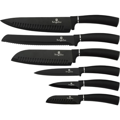 Sada nožov s antibakteriálnym povrchom 6 ks Royal Black Collection