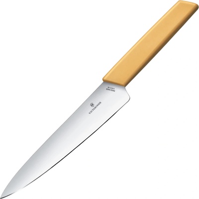 Victorinox 6.9016.198B Swiss Modern tranžírovací nôž, 19 cm, hladká čepeľ, Blister, medový