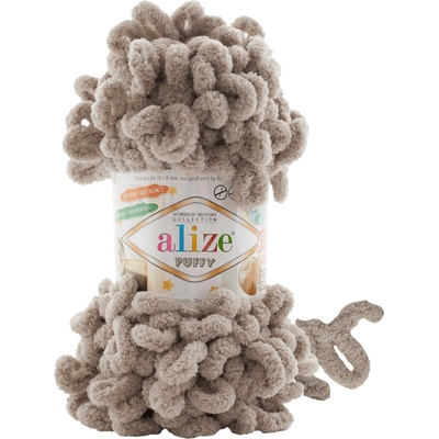 Alize Puffy 100g Farba: biela káva 72