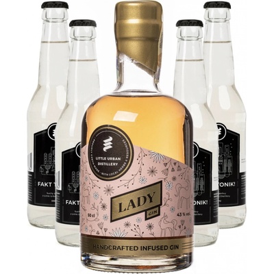 Little Urban London Lady Gin 43% 0,5 l (holá láhev)