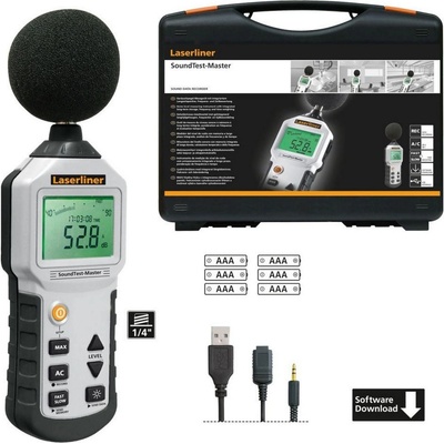 Laserliner Шумомер Laserliner SoundTest-Master 082.070A - 31.5 Hz … 8 kHz (082.070A)