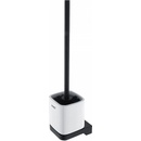 Nimco Maya WC kefa s držiakom, biela keramika čierny mat MAC 29094KN-90 MAC 29094KN-90