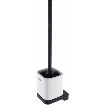 Nimco Maya WC kefa s držiakom, biela keramika čierny mat MAC 29094KN-90 MAC 29094KN-90