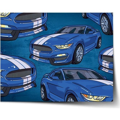 Sablio Plagát Mustang Pattern - 90x60 cm