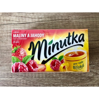 Mokate Minutka ovocný čaj Maliny a jahody 20 x 2 g