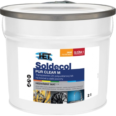 Soldecol PUR CLEAR M + tužidlo 2l + 600 ml