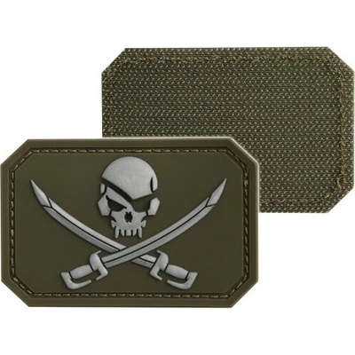Mil-Tec Nášivka MilTec 3D Patch SKULL WSWORDS