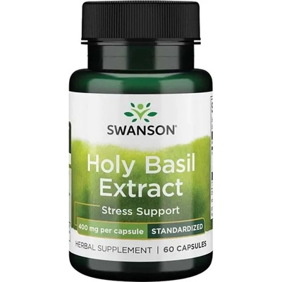 Swanson Holy Basil Extract, 400 mg, 60 капсули, Swanson (SWH144)