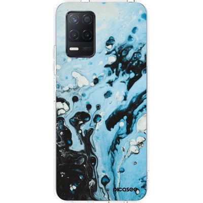 Pouzdro Picasee silikonové Realme 8 5G - Organic blue čiré – Zboží Živě