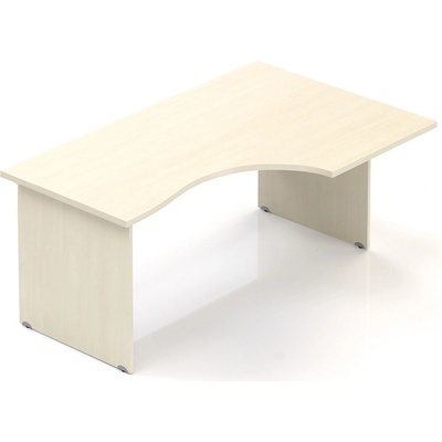 Lenza Ergonomický stůl Visio 160 x 100 cm, pravý, javor