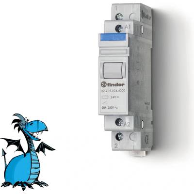 Finder 22.21.9.024.4000, 1Z/20A, 24V DC
