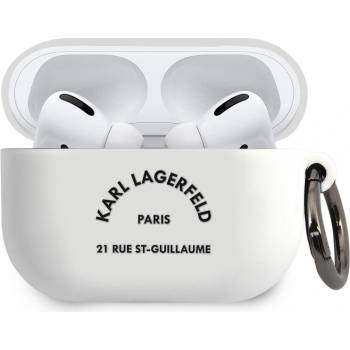 Karl Lagerfeld Rue St Guillaume Obal Airpods Pro - White