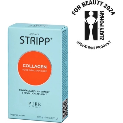 Pure District Stripp Collagen pure oral skincare 30 ks