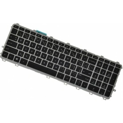 HP Envy 15-j001er klávesnice na notebook CZ/SK Stříbrná, Podsvícená